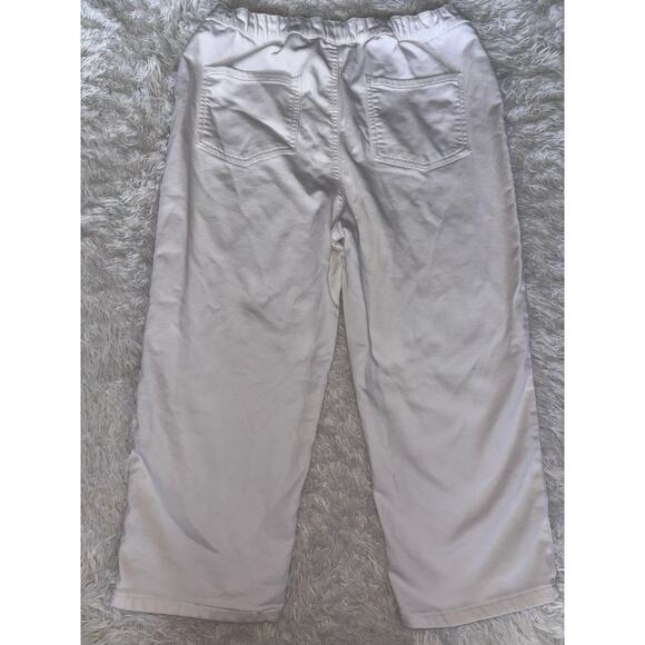 Country Store Women’s Sz. L White Crop Pants. Grt. Pair & Quality - Picture 7 of 9